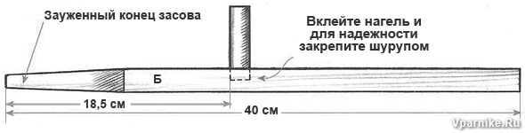 Как сделать красивый и надежный деревянный засов. Схема