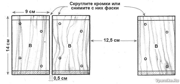 Как сделать красивый и надежный деревянный засов. Схема