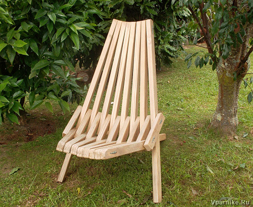 Кресло из деревянных брусков своими руками