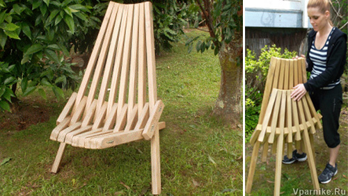 Как сделать садовые стулья из дерева для дачи своими руками