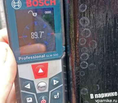 Bosch GLM 500 Professional - отличный помощник при установке столбов забора и навеса