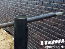 Неудачная попытка выкрутить винтовую сваю. В итоге использовал сваю как заземление